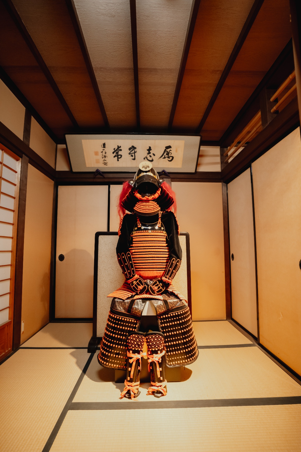 Intérieur d'une salle traditionnelle japonaise